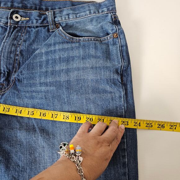 Lucky Brand by Gene Montesano "Woodsman Vintage" Straight Leg Jeans 38 Reg Mens - Picture 9 of 11